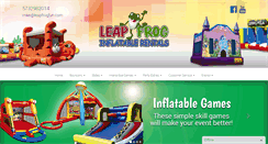 Desktop Screenshot of leapfrogfun.com
